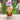 Artful Painted Wooden Easter Egg with Rooster, Large Size