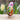 Artful Painted Wooden Easter Egg with Rooster, Large Size