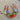Lucky charm horseshoe magnet, Ukrainian lacquer painting