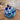 Photo Hand-painted wooden Christmas ball with bird motif Hand-painted wooden Christmas ball with bird motif