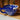 Photo Tasse blanche-bleue 0,5 L avec motif abstrait - peinte à la main Tasse blanche-bleue 0,5 L avec motif abstrait - peinte à la main
