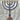 Photo Hanukkah menorah and sabbath wooden candleholder Hanukkah menorah and sabbath wooden candleholder