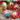 Photo Ukrainian traditional Easter wooden eggs to hang, set, painted with bird motive Ukrainian traditional Easter wooden eggs to hang, set, painted with bird motive