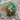 Photo Green wooden Easter egg with traditional floral pattern Green wooden Easter egg with traditional floral pattern