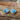 Photo Wooden painted earrings with blue flowers - Ukrainian Art Wooden painted earrings with blue flowers - Ukrainian Art