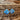 Photo Wooden painted earrings with blue flowers - Ukrainian Art Wooden painted earrings with blue flowers - Ukrainian Art