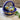 Easter basket with three eggs - handpainted - ukrainian Petrykivka painting