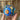 Photo Blau-Gold handbemalte Weihnachtskugel aus Holz Blau-Gold handbemalte Weihnachtskugel aus Holz
