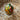 Photo Boule de Noël colorée peinte à la main avec motif floral en bois - 5,5 cm Boule de Noël colorée peinte à la main avec motif floral en bois - 5,5 cm