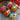 Photo Ukrainian traditional Easter wooden eggs to hang, painted with bird motive Ukrainian traditional Easter wooden eggs to hang, painted with bird motive