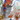 Photo Bird Easter wooden decoration hand painted Bird Easter wooden decoration hand painted