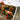 Photo Wooden Christmas ornaments, set Rabbit with Christmas tree fine painting Wooden Christmas ornaments, set Rabbit with Christmas tree fine painting