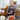 Photo Bunte Ostereier mit dem Hahn handbemalt Bunte Ostereier mit dem Hahn handbemalt
