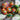 Photo Bunte Ostereier mit dem Hahn handbemalt Bunte Ostereier mit dem Hahn handbemalt