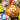 Photo Boule de Noël exclusive peinte à la main avec motif or-rouge, 5,5 cm Boule de Noël exclusive peinte à la main avec motif or-rouge, 5,5 cm