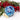 Photo Blue Christmas ball hand painted with country Ukrainian house 8 cm Blue Christmas ball hand painted with country Ukrainian house 8 cm