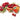 Photo Boule de Noël exclusive peinte à la main avec motif or-rouge, 5,5 cm Boule de Noël exclusive peinte à la main avec motif or-rouge, 5,5 cm