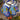 Photo Ensemble de décorations de sapin de Noël en bois bleu (botte, gant) Ensemble de décorations de sapin de Noël en bois bleu (botte, gant)
