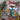 Photo Weihnachtsschmuck -Stiefel und Handschuh mit Blumenmuster Weihnachtsschmuck -Stiefel und Handschuh mit Blumenmuster