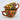 Colorful ceramic teacup with abstraction pattern