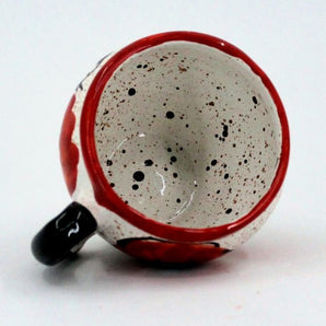 Ceramic mug "Poppy in the snow"