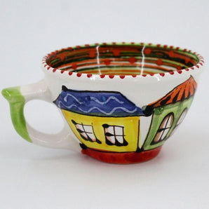 Beautiful ceramic coffee mugs (05), hand-painted