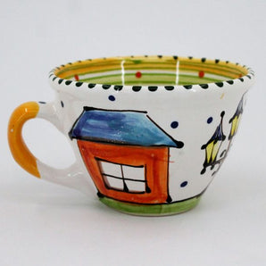 Pottery cup (06), painted