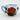 Colorful ceramic coffee cup "Poppies"