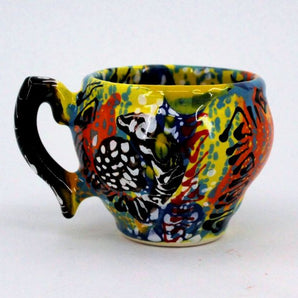 Beautiful ceramic cup (67), handmade