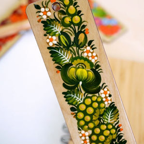 Nice wooden Bookmark, hand painted in ukrainian style