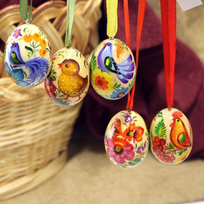 Mini Easter eggs - traditional Ukrainian painting -Pysanky