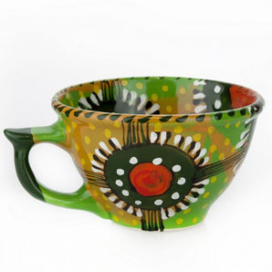 Funny mug 0.5 L made of ceramic - abstract pattern