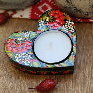 Heart shaped gift, tea candle holder