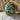 Colorfully painted wooden Easter egg for hanging