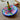 Wooden spinning top, eco toy with traditional ukrainian painting