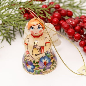 Angel Christmas tree decorations handmade and painted