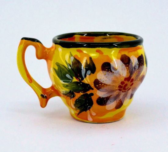 Handcrafted pottery mug (72)