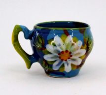 Керамическая чашка ручной работы (75)
