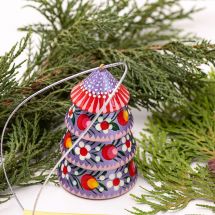 Beautiful Christmas ornament -bell Christmas tree shaped
