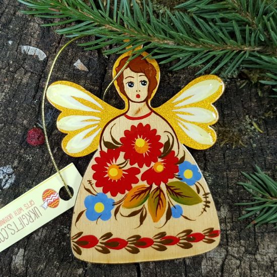 Angel Christmas tree ornament handmade
