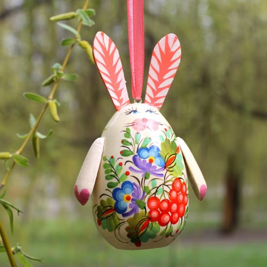 Easter rabbit decoration handmade