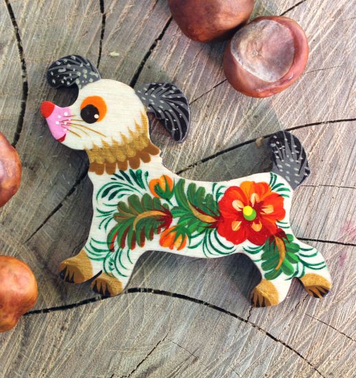Creative fridge decorative magnet, dog lovers gift