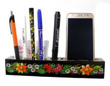 Handgefertigter Holz-Smartphone und Tablet Ständer,  schöne Deko für den Schreibtisch