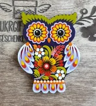 Animal fridge magnet and souvenir "Owl", small handmade gift