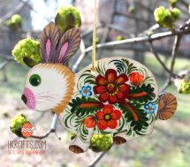 Easter rabbit ornament, bunny deco