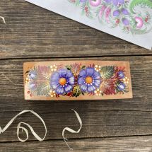 Beautiful hair clip hand painted