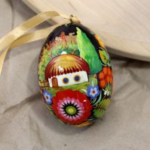 Hand painted wooden Easter Egg - High Quality Easter Egg Decorations