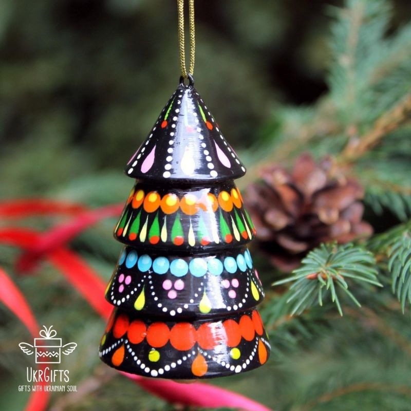 Colorful Christmas decor -bell tree shaped | Christmas ornaments