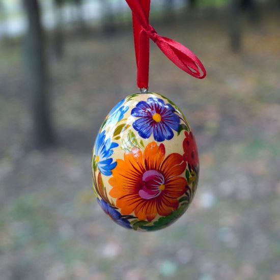 Ukrainian painted egg -handmade decorative eggs collection